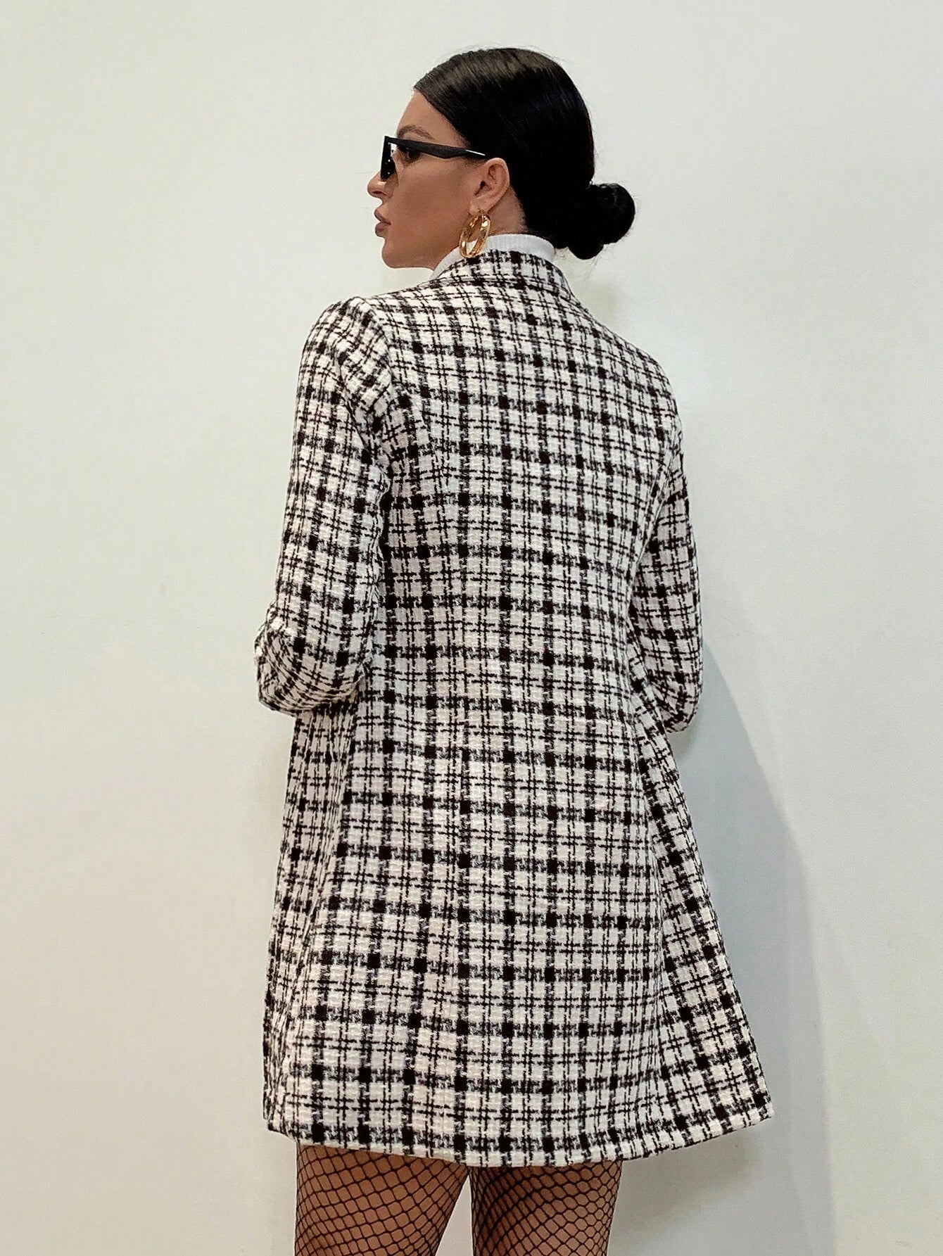 Double Breasted Aveloria Tweed Overcoat